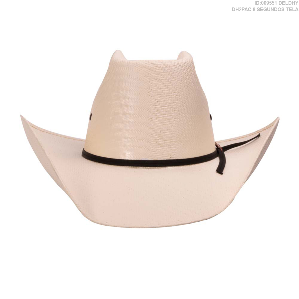 Sombrero Deldhy Dh2Pac 8 Segundos Tela - Color: Blanco Western