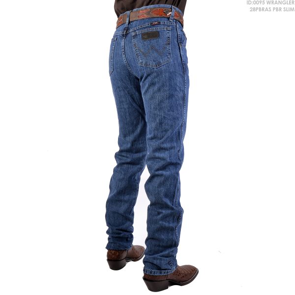 Pantalon Wrangler 28Pbras Pbr Slim - Color: Stonewash - JR Western